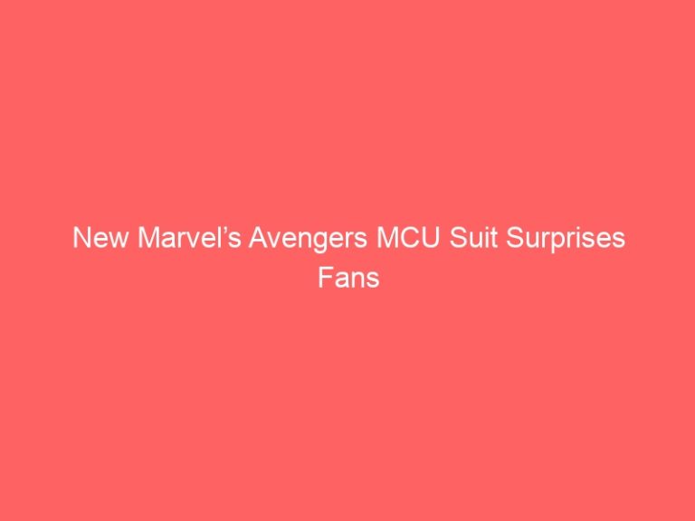 New Marvel’s Avengers MCU Suit Surprises Fans