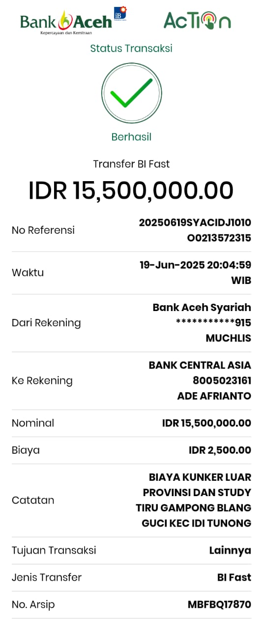 Ketua Laskar Anti korupsi Aceh Timur Desak BPK RI Audit Dana Desa untuk Pengadaan Bimtek di Lombok