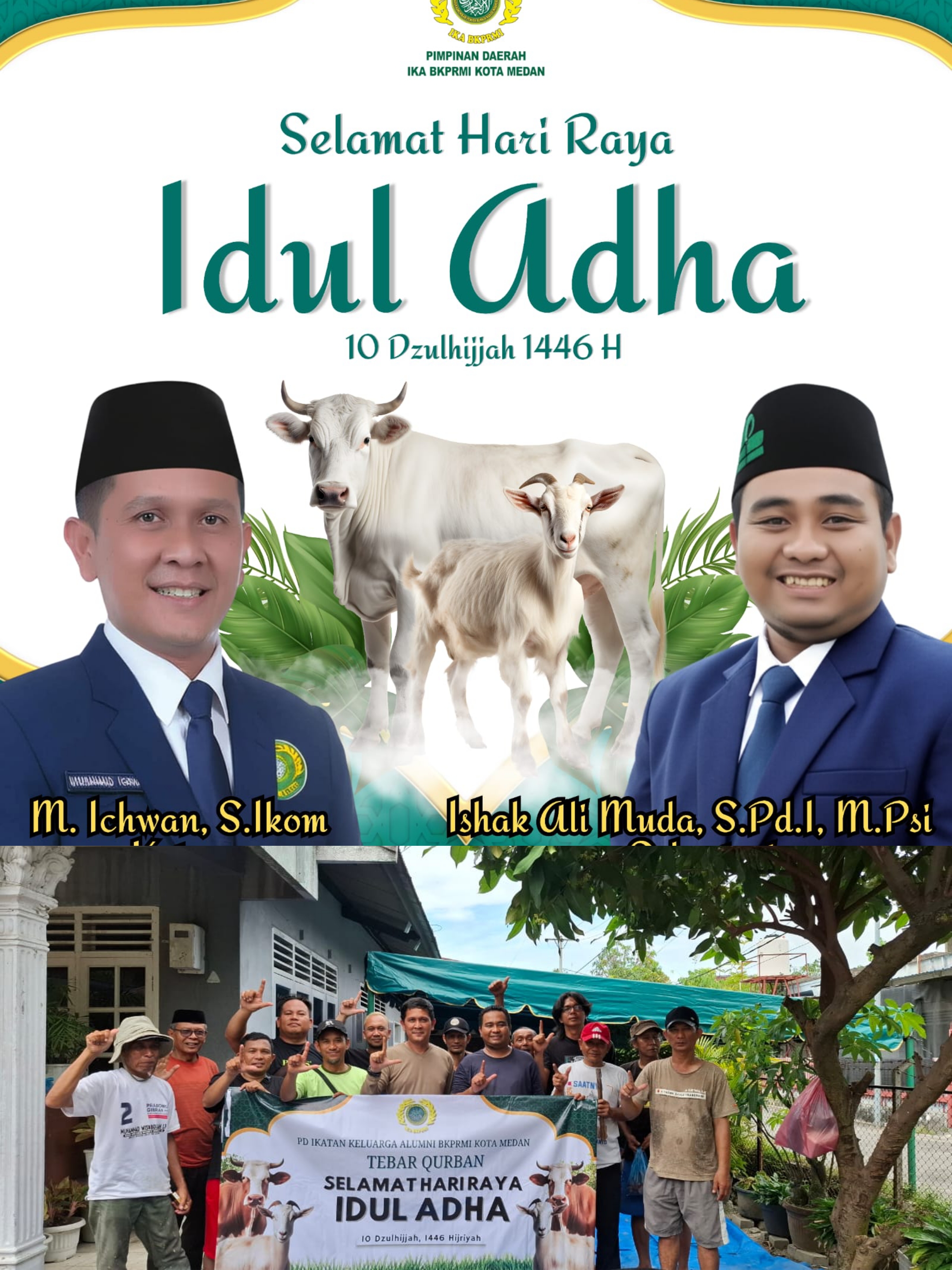 Karutan Andi Surya : Ibadah qurban adalah amal kebaikan yang sangat disukai Allah