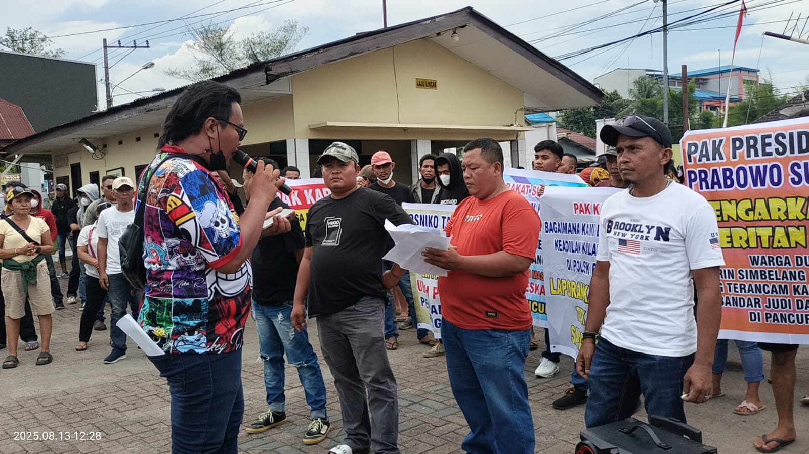 Minta Kapolsek dan Kanit Reskrim Polsek Pancur Batu Di copot, Warga Akan Aksi Demo Ke rumah Kapolda Sumut Jika 8 Laporan Tidak Dituntaskan
