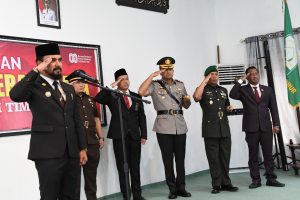 Kapolres Aceh Timur Hadiri Pengukuhan Paskibra HUT RI ke-80