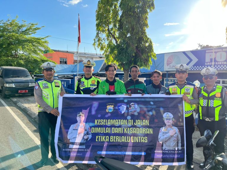 Satlantas Polres Wajo Gencarkan Ops Keselamatan Pallawa 2026, Edukasi Pengguna Jalan