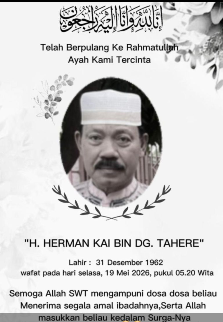 Makassar Berduka: Tokoh Masyarakat Dermawan H. Herman Kai Wafat