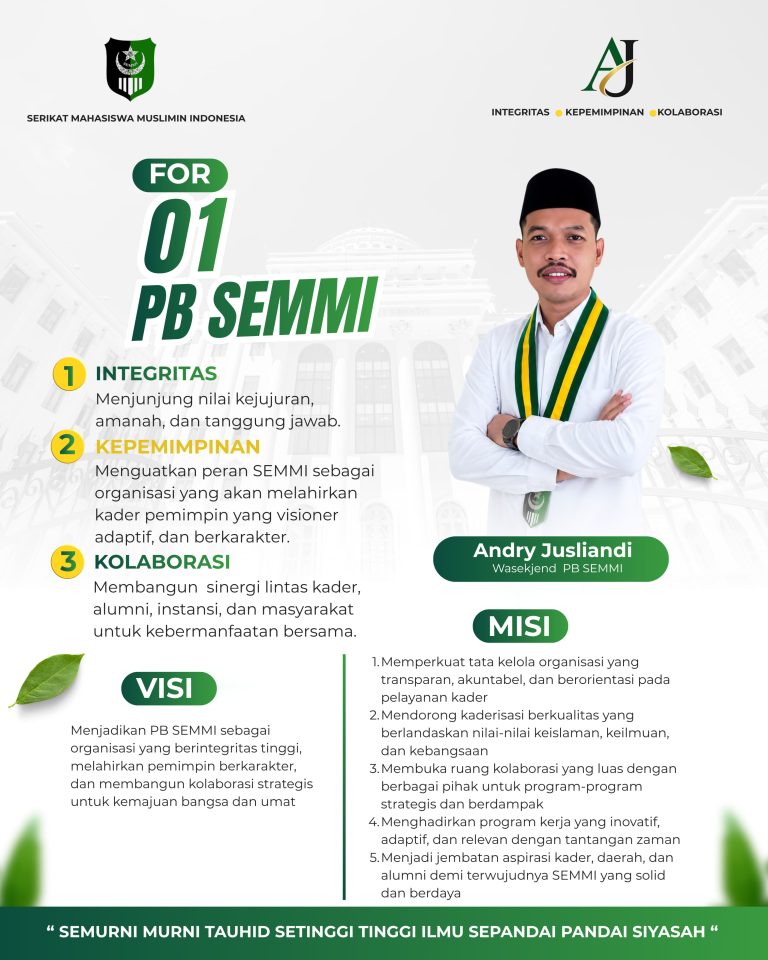 Wawan Copel Dorong Satu Komando SEMMI Sulsel Menangkan Andry Jusliandi di Kongres PB SEMMI