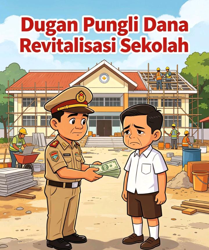 Dugaan Pungli Dana Revitalisasi Sekolah di Simpang Ulim, Korwil Zakaria Pilih Bungkam