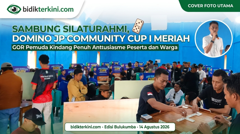 Meriahkan HUT RI KE-81, Turnamen Domino JP Community Cup I Resmi Digelar untuk Pererat Silaturahmi.
