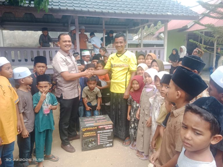 PTPN NUSANTARA 4 REGIONAL 6 LANGSA: TEGASKAN KOMITMEN STANDAR ISPO & BAGI BANTUAN GENSET KE DAYAH DARUL FATA