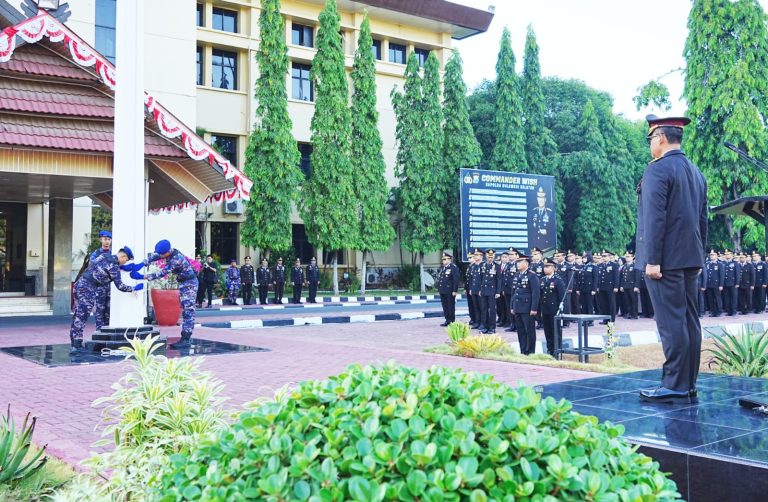 Polda Sulsel Gelar Upacara Peringatan HUT Ke-81 Kemerdekaan Republik Indonesia