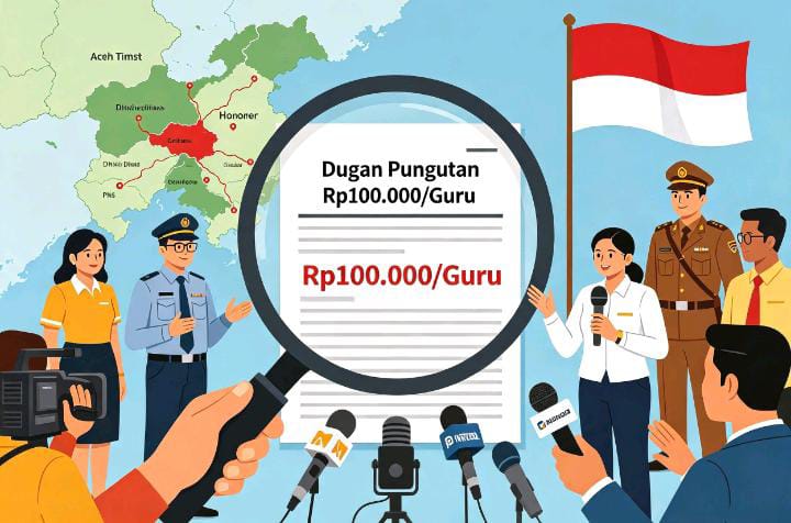 Dugaan Pungli HUT RI Rp100 Ribu/Guru di Aceh Timur, Ketua Panitia: “Silahkan Dipublikasikan”