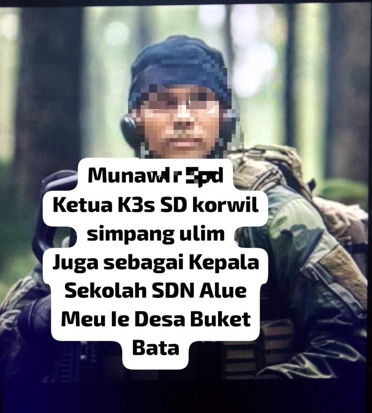 Disidik Aceh Timur Didesak Tindak Lanjuti Pernyataan Ketua K3S Munawir Soal Media