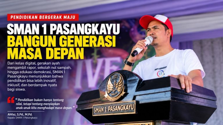 SMAN 1 Pasangkayu Bangun Ekosistem Pendidikan Masa Depan, dari Kelas Digital hingga Gerakan Ayah Mengambil Rapor
